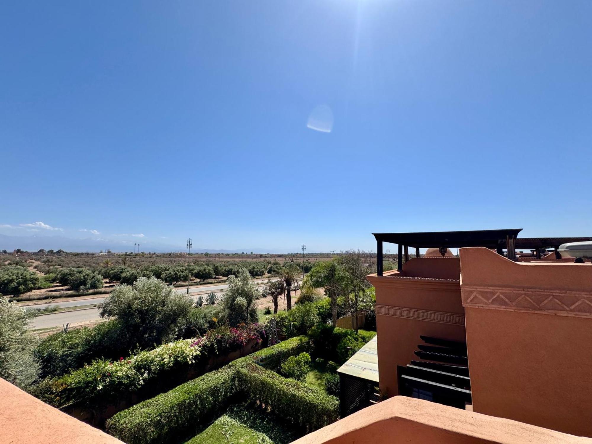 Duplex Luxe Avec Rooftop, 3 Piscines, 2 Chambres, Atlas Golf Marrakech Appartement *