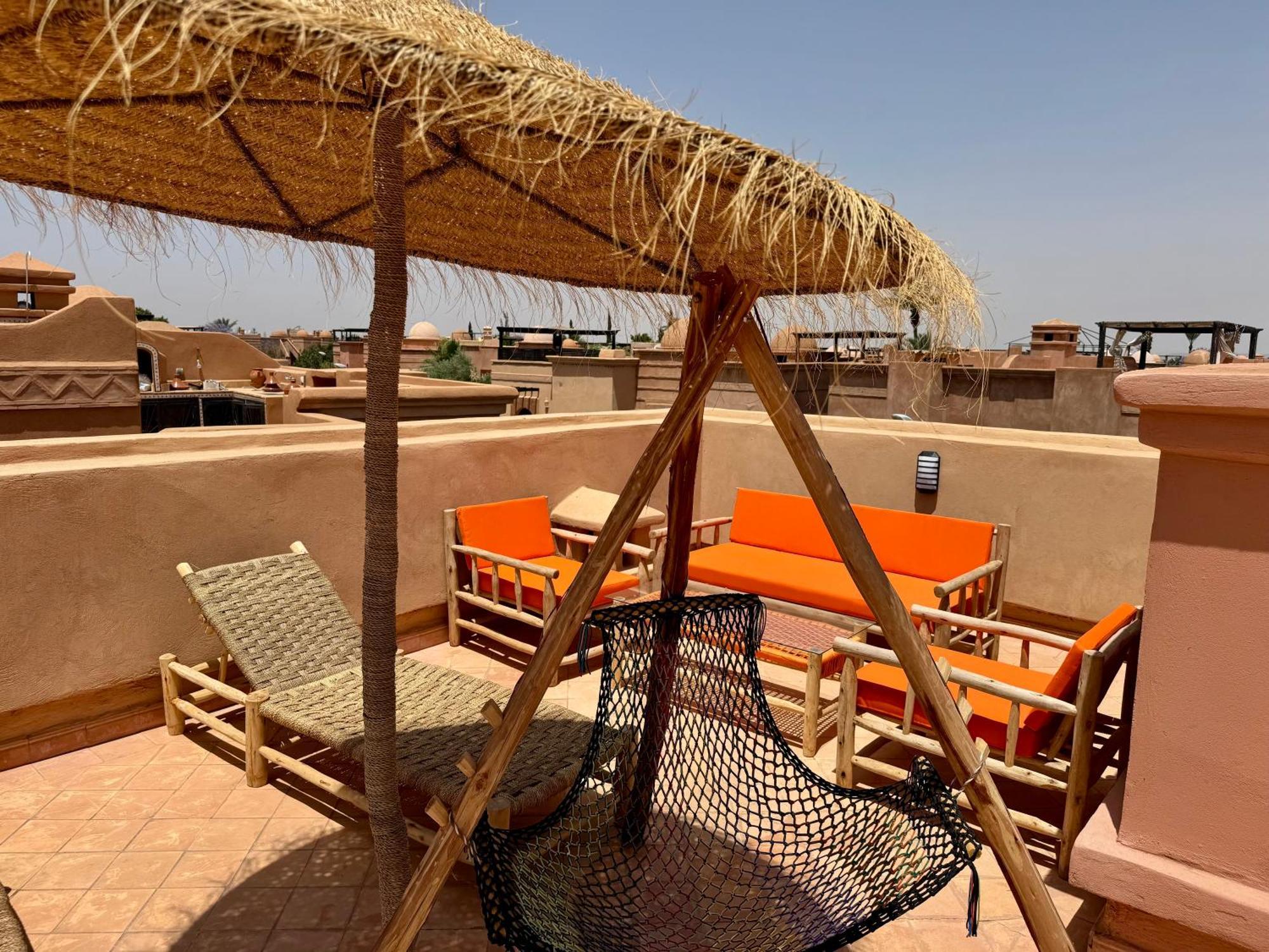 Appartement Duplex Luxe Avec Rooftop, 3 Piscines, 2 Chambres, Atlas Golf Marrakech