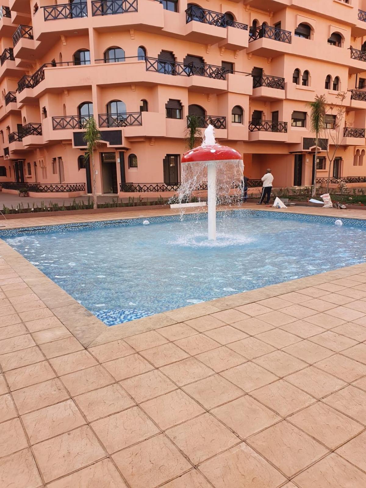 Confortable Rez-de-jardin Avec 5 Piscines Appartement Marrakesh