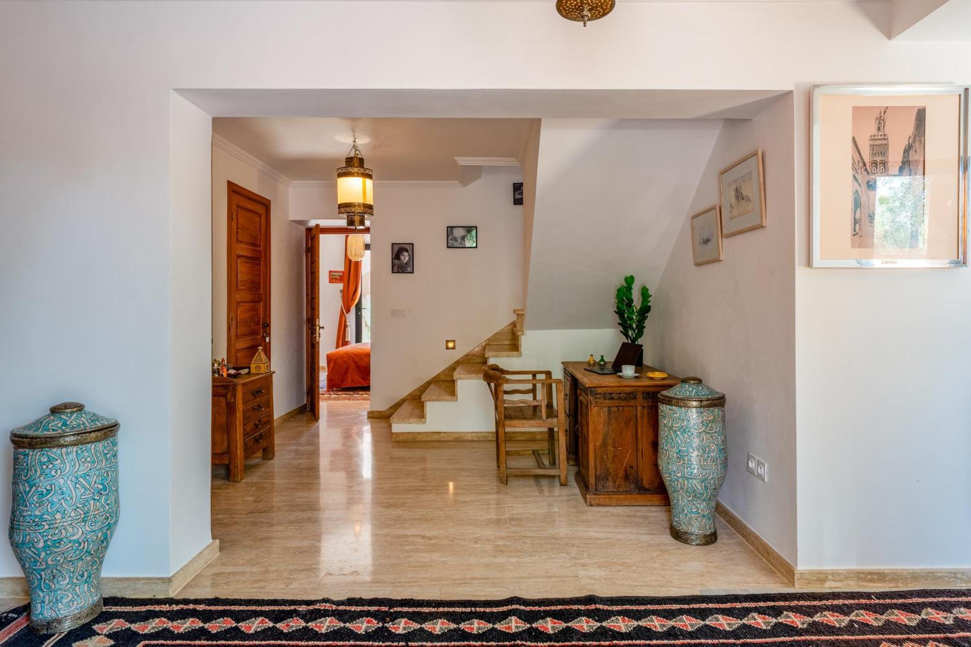 Villa Simari Palmeraie Marrakech Nouveau! Petit Dejeuner Compris-entierement Renovee-superbe Piscine Privee Chauffee-personnel De Maison Inclus-grand Jardin De 2000m2-terrain De Petanque-ambiance Typique Berbere-havre De Paix Marrakesh