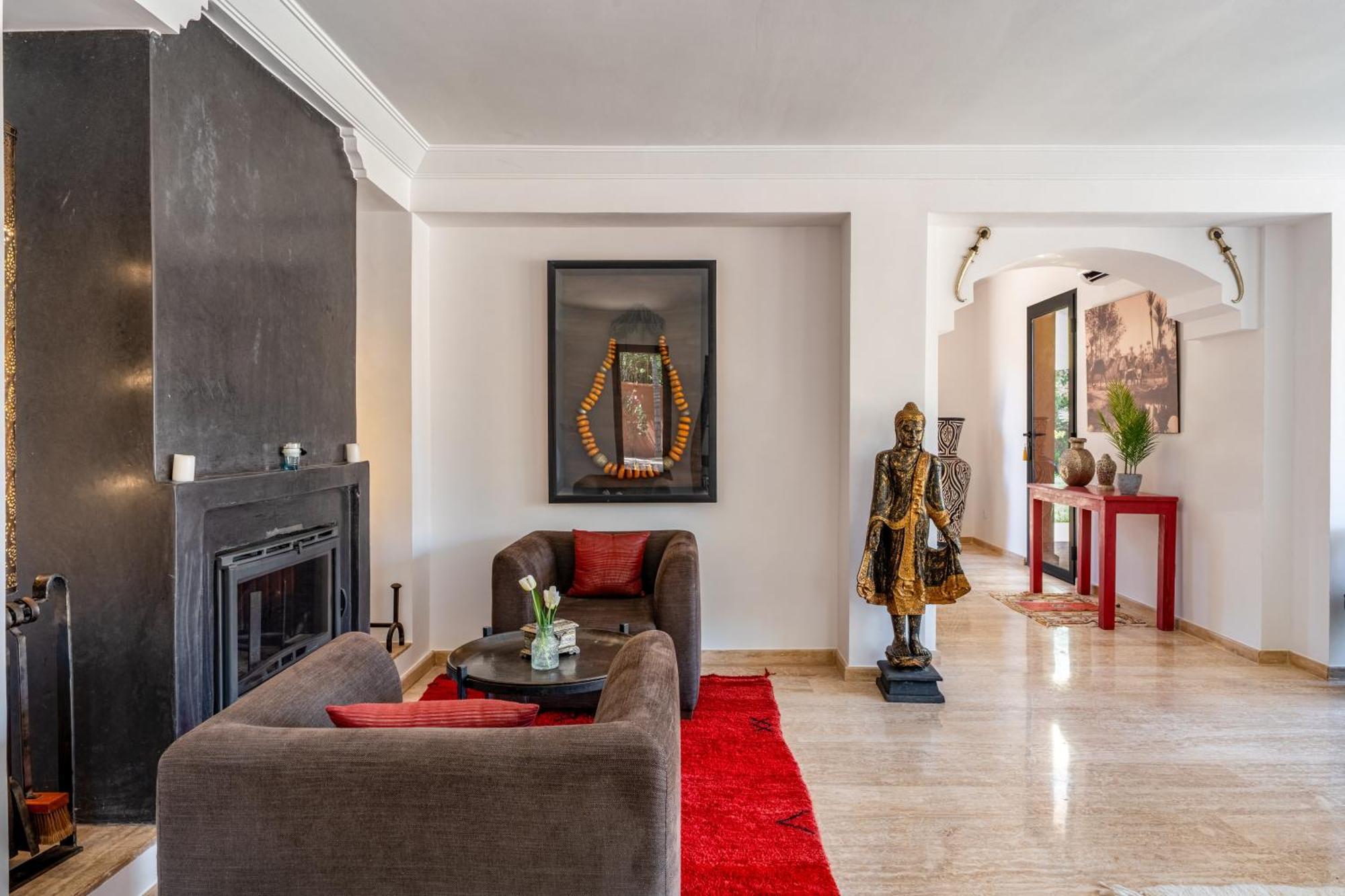 Simari Palmeraie Marrakech Nouveau! Petit Dejeuner Compris-entierement Renovee-superbe Piscine Privee Chauffee-personnel De Maison Inclus-grand Jardin De 2000m2-terrain De Petanque-ambiance Typique Berbere-havre De Paix Villa *
